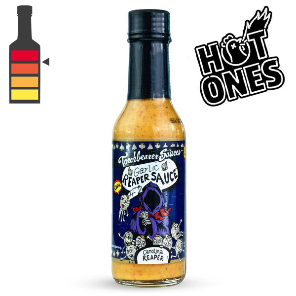 sauce piquante hot ones ail reaper torchbearer