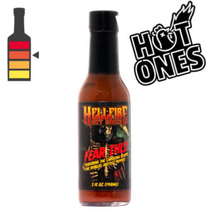 Hellfire fear this sauce piquante disponible en boutique elle est apparue dans l'émission Hot Ones