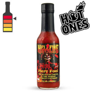 sauce fiery fool hellfire de l'emission hot ones